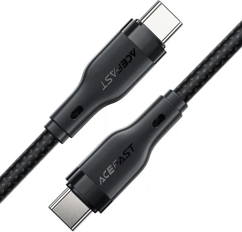 

Кабель ACEFAST C8 USB-C to USB-C charging data cable цвет: черный, C8