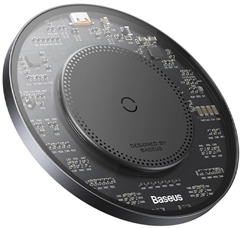 

Зарядное устройство беспроводное Baseus CCJJ050001 BS-W530 Simple 2 15W Cluster Black, CCJJ050001