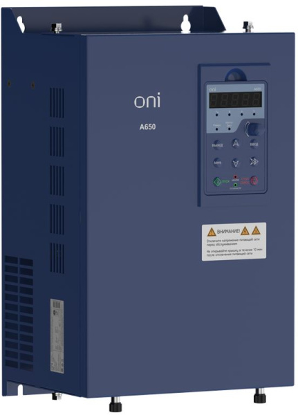 Изображение товара Преобразователь частоты ONI A650-33E22TM 22 кВт для промышленной автоматизации