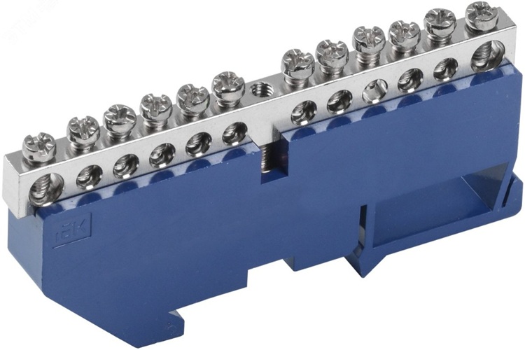 

Шина N "ноль" IEK Ni ШНИ-6х9-12-Д-С на DIN-изоляторе, Ni ШНИ-6х9-12-Д-С