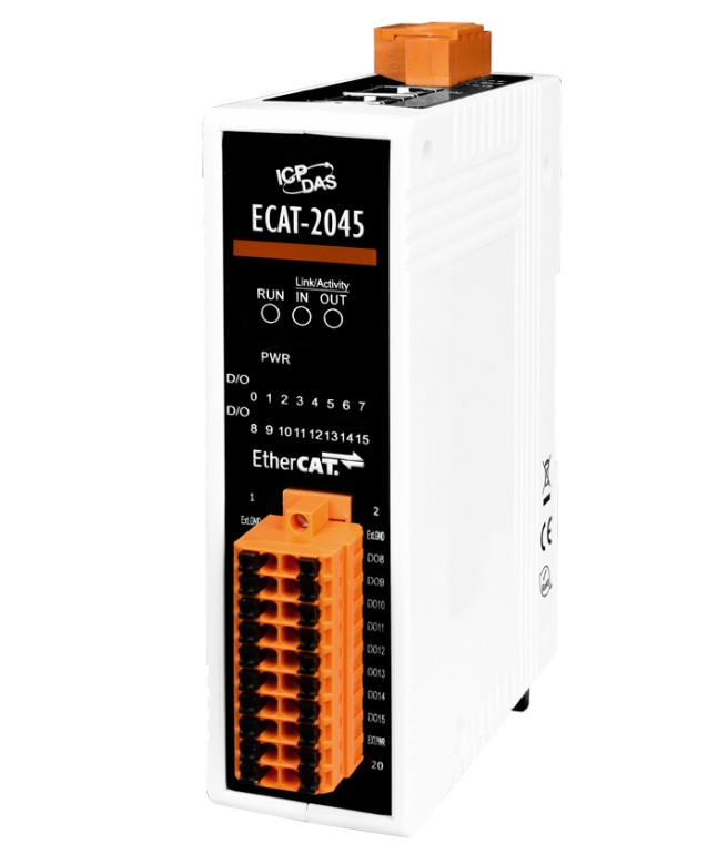 

Модуль ICP DAS ECAT-2045 CR EtherCAT Slave I/O Module with Isolated 16-ch Digital Outputs(RoHS), ECAT-2045 CR
