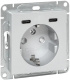 фото Розетка с заземлением с 2 USB  EKF UP1-SOA-111-2USBC