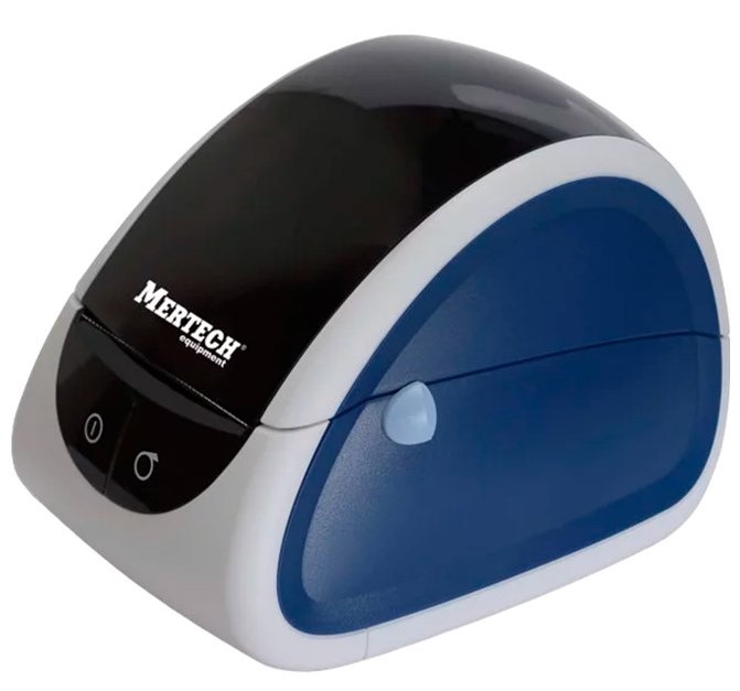 

Термопринтер Mertech LP80 EVA 203dpi 100мм/с/USB/RS232 для печ.накл./синий белый, LP80 EVA