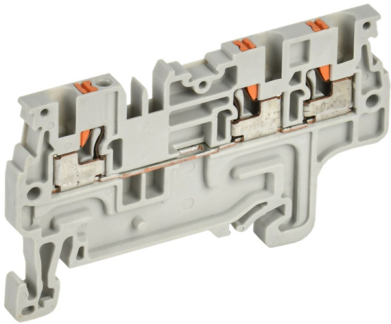 Изображение товара Клеммная колодка Push-In IEK YCT22-00-3-K03-001 для заземления