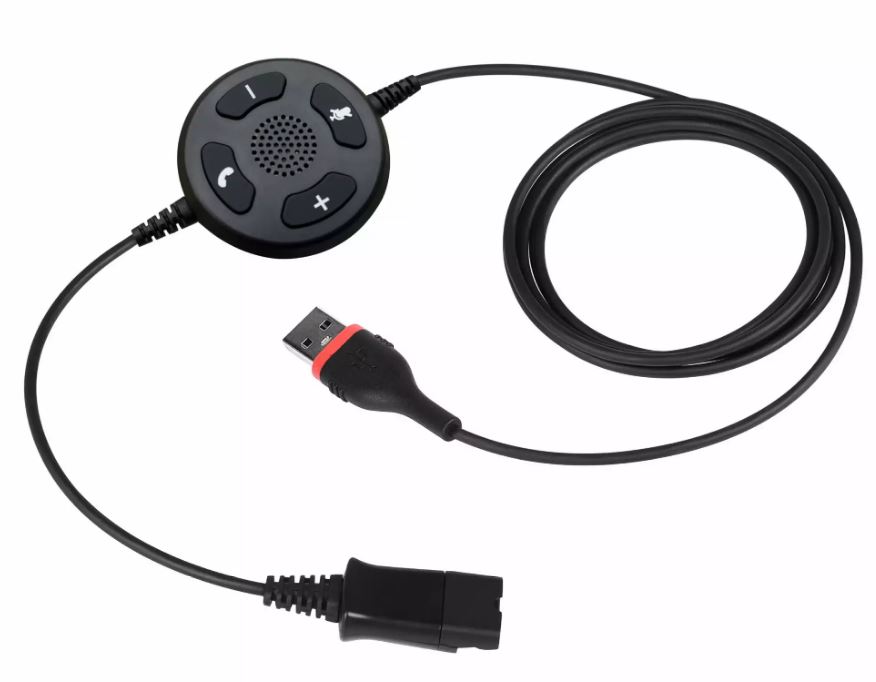 

Кабель-переходник VoiceXpert VXH-A10P QD на USB-A (QD-Plantronics/USB-A, 4 кнопки), VXH-A10P