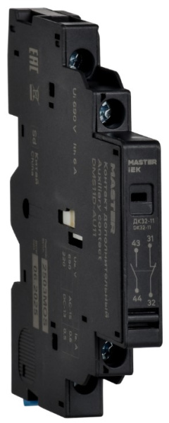 Контакт дополнительный IEK DMS11D-AU11