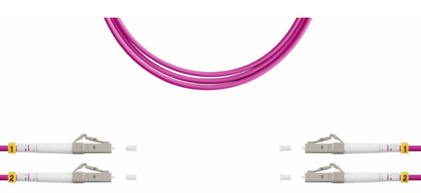 Изображение товара Оптический патч-корд Filum FL-2x2.0-2LC/U-2LC/U-MM504-2м-LSZH-MG