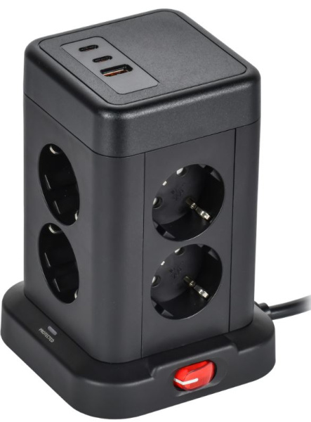 Изображение товара Удлинитель IEK DN-YP30-16-08-01-ZKU-K02