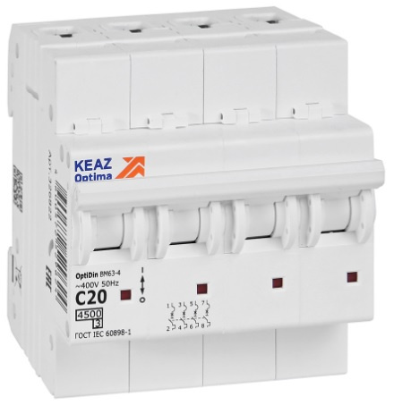 Изображение товара Автоматический выключатель КЭАЗ 326822 защита электросетей