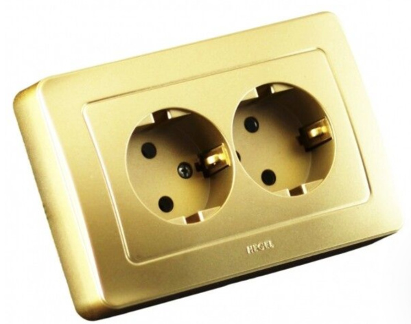 Изображение товара Розетка с заземлением HEGEL РС16-351-07