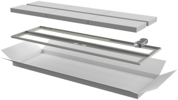 Изображение товара Дверь ITK LN35-33U6X-D2P для напольных шкафов из стали