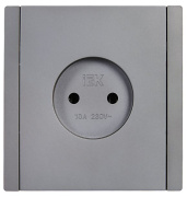 фото Розетка без заземления  IEK FP-R10-10-K46