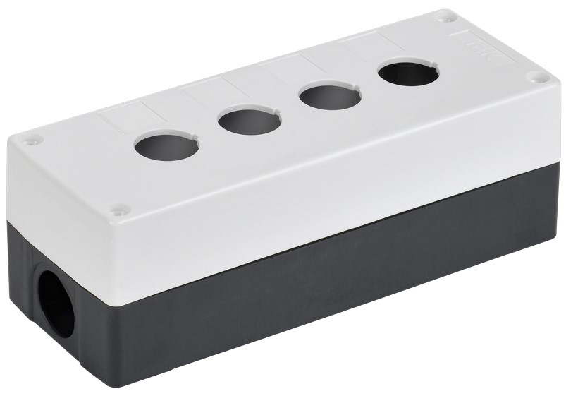 

Корпус для кнопок IEK BKP10-4-K01-R КП104-Р 4 места белый, BKP10-4-K01-R