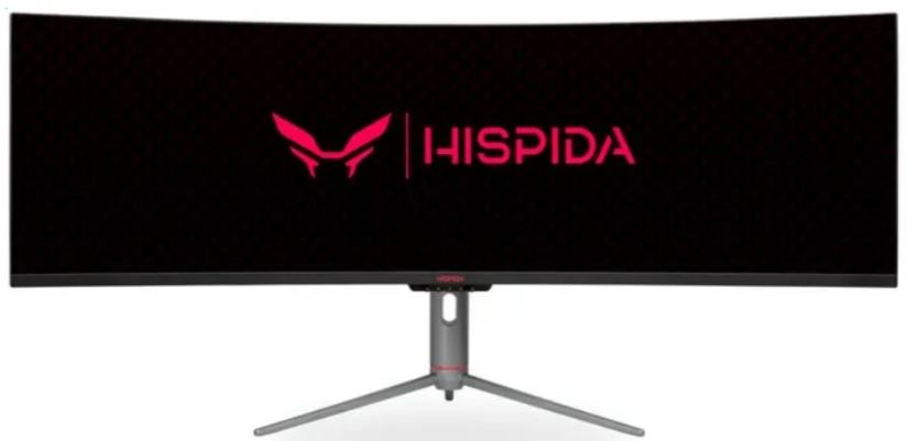 

Монитор 49" Hispida GI49DQV12HI 5120x1440, VA, 320nit, 3000:1, 6ms, 178/178, 120Hz, DP, HDMI, 2*USB-A, black, GI49DQV12HI