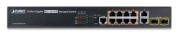 фото Коммутатор PoE  Planet GS-4210-8P2T2S