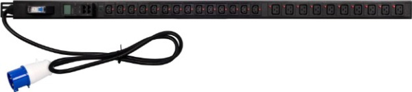 Изображение товара Блок распределения питания Powercom PDU-32AV24-14C3-10C9-1P 19-дюймовый 32 А