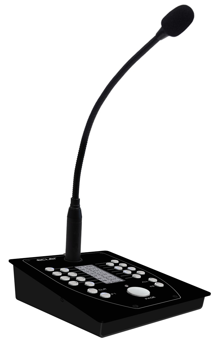 

Микрофон Ecler eMPAGE программируемый пейджинговый для EclerNet, 16 зон, eMPAGE