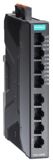 

Коммутатор управляемый MOXA SDS-3008-T Compact with 8-port of fast Ethernet interfaces dual 12/24/48VDC power inputs, SDS-3008-T