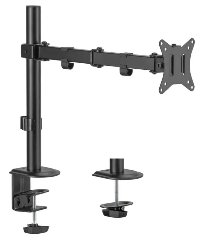 

Кронштейн настольный Cactus CS-VM-D32-BK для мониторов, черный 17"-32" макс.9кг, поворот и наклон, CS-VM-D32-BK