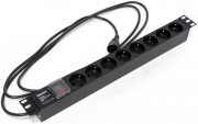 фото Блок розеток 19, 8 розеток  Hyperline SHE19-8SH-S-2.5IEC