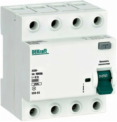 Изображение товара УЗО DEKraft 14286DEK для защиты от электрического тока