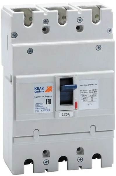Изображение товара Автоматический выключатель КЭАЗ 230657 160 А 3-полюсный