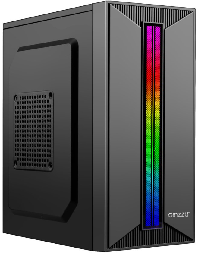 

Корпус mATX Ginzzu B350 без БП, 2*USB 2.0, B350