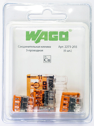 Изображение товара Клемма WAGO 2273-203-6