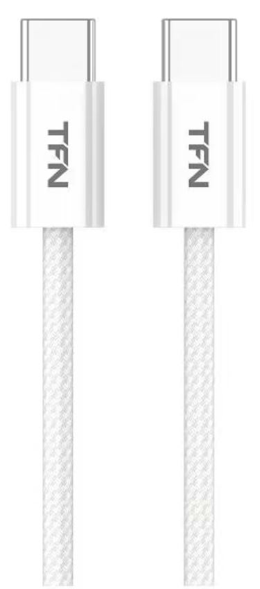 

Кабель интерфейсный TFN TFN-C-IP-CC12M-WH TypeC-TypeC 60W 1.2m white, TFN-C-IP-CC12M-WH