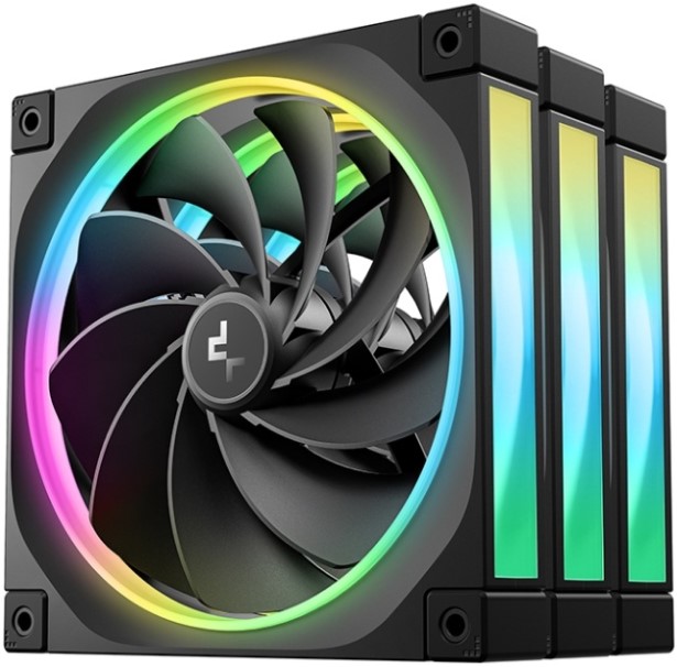 

Вентилятор для корпуса Deepcool FL14R-3 IN 1 140mm, 500-1700rpm, 66.59CFM, 31.46dBa (3-pack), FL14R-3 IN 1