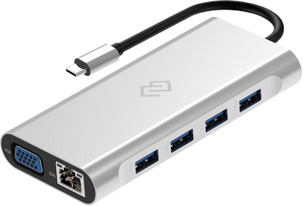 Изображение товара Док-станция Digma DS-051 для ноутбука USB Type-C с множеством разъемов