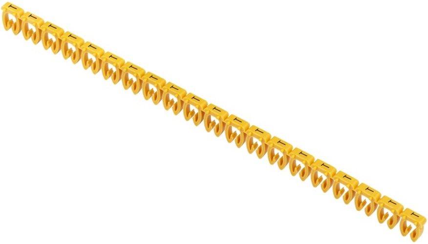 

Маркер на кабель IEK UMK-KE3-T открытого типа KE 4-6мм2 символ "T" (200шт/упак), UMK-KE3-T