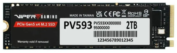 фото Накопитель SSD M.2 2280 Patriot Memory Viper VP593 в Екатеринбурге 2048 ГБ