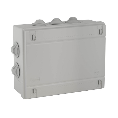 

Коробка распределительная DKC 54201 с каб. вводами 2х40+6х32мм, IP55, 240х190х90мм, "Express", 54201