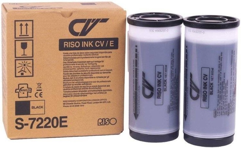 

Краска Riso S-7220E чёрная 800 ml для series CV E, S-7220E