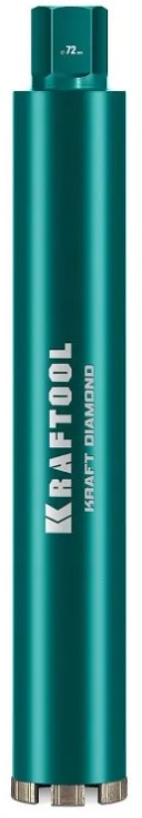 

Коронка алмазная Kraftool Diamond 29825-072 Kraftool по железобетону 72мм., Diamond