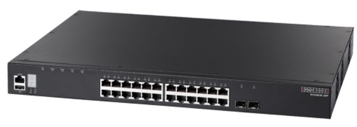 

Коммутатор управляемый Edge-Core ECS4620-28T 24xGE+2x10G SFP+ ports+1 x expansion slot (for dual 10G SFP+ ports) L3 Stackable Switch, w/1 x RJ45 conso, ECS4620-28T