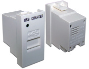 фото Модуль Lanmaster LAN-EZ45x22-1xUSB-WH