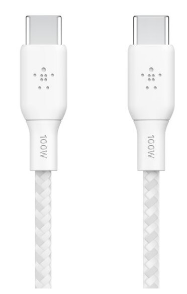 

Кабель Belkin CAB014BT2MWH 100W PD USB-C To USB-C. Длина: 2м. Цвет: белый, CAB014BT2MWH