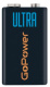 фото Батарейка  GoPower ULTRA Крона 6LR61