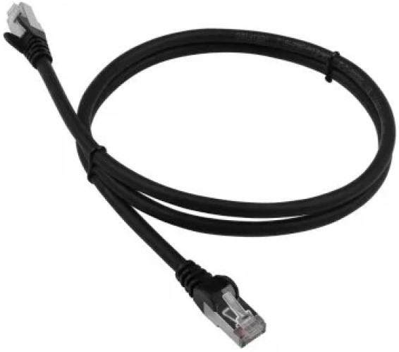 фото Кабель патч-корд FTP 6а кат. 7м.  Lanmaster LAN-PC45/S6A-7.0-BK