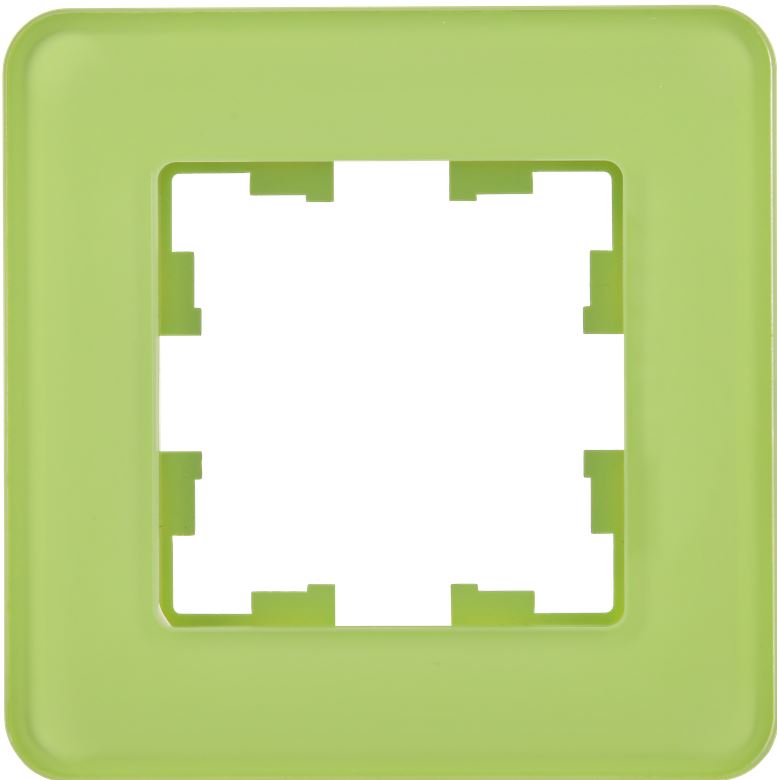 

Рамка одинарная IEK BR-M12-G-41-K06 BRITE РУ-1-2-Бр Стекло эко грин RE, BR-M12-G-41-K06