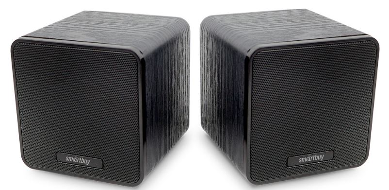 

Акустическая система SmartBuy CUBES SBA-4650 2.0, супер звук, дерево, 6Вт, черная (1/20), CUBES