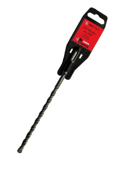 Изображение товара Бур по бетону SAM SAMC-008206210 Двухрезцовый SDS-plus 210 мм
