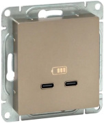 фото Розетка USB  EKF UP1-SOC-2USBC