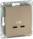 фото Розетка USB  EKF UP1-SOC-2USBC в Воронеже