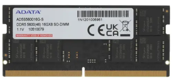 фото Модуль памяти SODIMM DDR5 16GB ADATA AD5S560016G-S в Омске