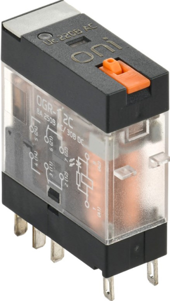 Изображение товара Реле промежуточное ONI OGR-1-2C-AC220V-L-B