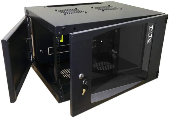 фото Шкаф настенный 19", 9U TWT TWT-CBWNG-9U-6x4-BK (УЦЕНЕННЫЙ) в Санкт-Петербургe