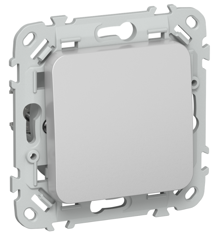 

Выключатель одноклавишный IEK FI-V10-0-10-1-K47 FLITE 10А ВС11-1-0-ФлА алюминий, FI-V10-0-10-1-K47